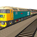 Modern Train 3d model