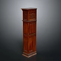 Decorative Wooden Carved Column Furniture With Intricate Design And Layered Structure
