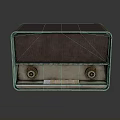 Vintage Retro Radio With Classic Design And Wooden Case For Home Use