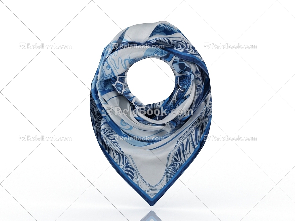 Modern Scarf Scarf 3d model