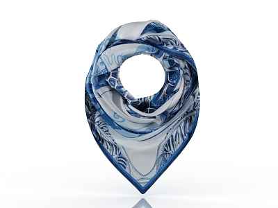 Modern Scarf 3d model