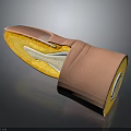 Anatomical Cross Section Model Displaying Layered Tissue With Pink Outer Yellow Inner And White Sections