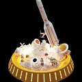Rocket Launch Scene 3d model