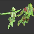 Modern Game Character Iron Man Mech Warrior Machine Battleguard Mechanical Battleguard 3d model