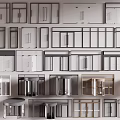 Various Modern Door And Window Designs With Glass Panels And Frame Styles