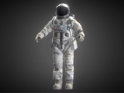 Modern astronaut space astronaut space suit 3d model