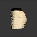 Women's Beige Ruched Shapewear with Black Waistband for Slimming Effect