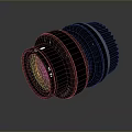 Camera Lens Zoom Lens Optical Lens High-end Lens Advanced Lens SLR Lens Tele 3d model