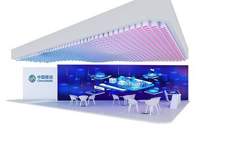 Modern Exhibition Booth 3d model