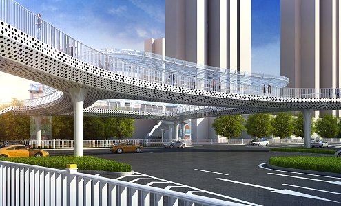 Municipal Overpass 3d model