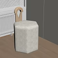 Egg Collective Nordic Fabric Low Stool 3d model