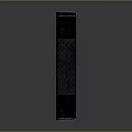 Cylindrical Metal Weapon Barrel With Textured Surface And Reflective Finish
