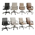 Modern Office Chairs In Various Styles With Swivel Wheels And Comfortable Seats
