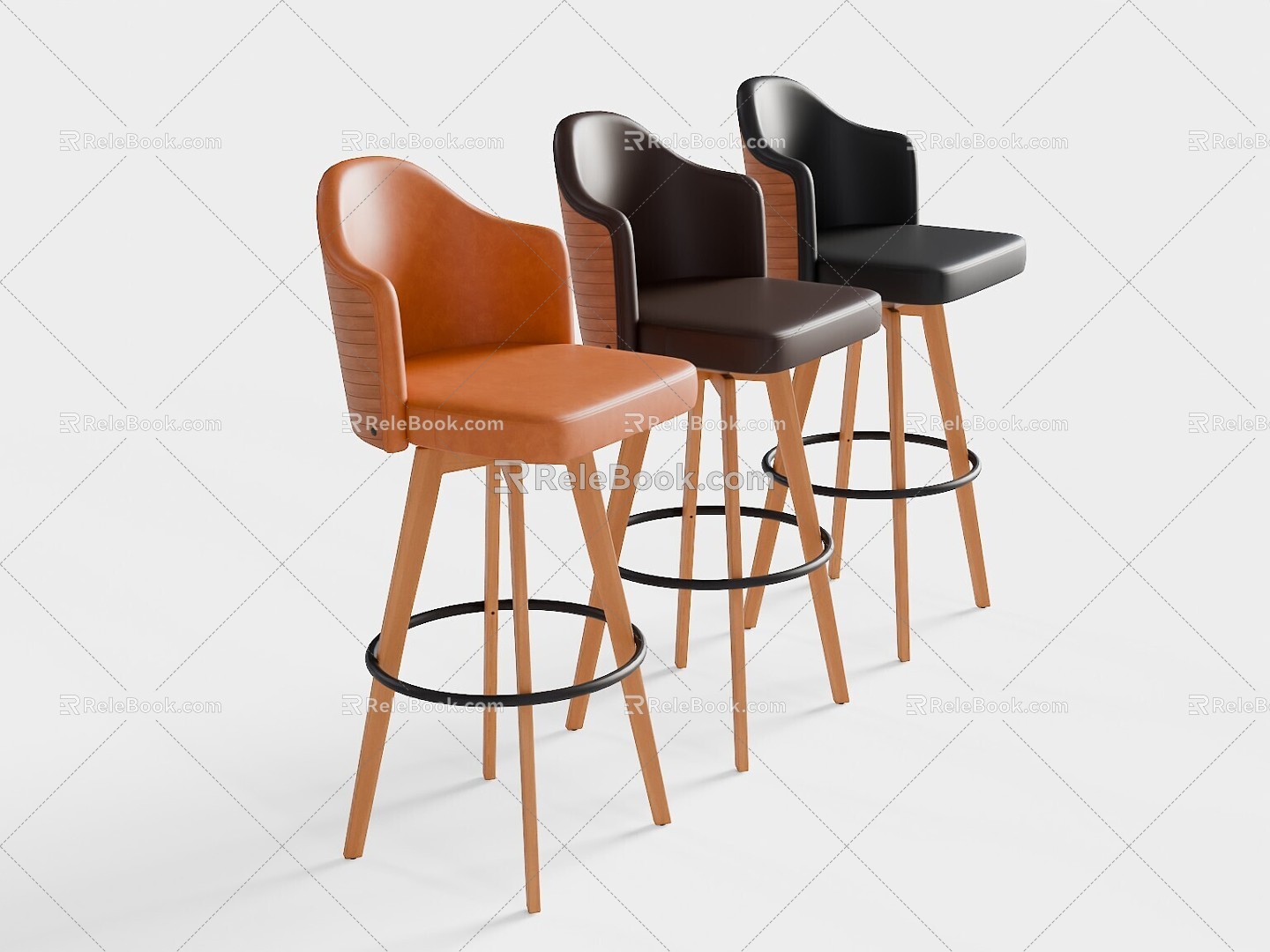 BANQUETA Bar Chair 3d model