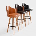 BANQUETA Bar Chair 3d model