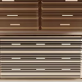Grid Ceiling Wooden Ceiling Log Wind Ceiling 3d model