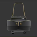 Luxury Modern Yacht Model With Blue Gold Exterior Streamlined Shape And Metallic Finish Shiny Deck