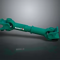 Metal device universal joint universal coupling link coupler coupling 3d model