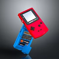 Game machine electronic chicken hand game machine hand game machine handheld game machine computer 3d model