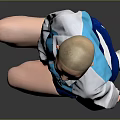 Blue And White Sports Jacket With Shorts Casual Clothing For Daily Wear