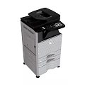 High Efficiency Office Appliance Multifunction Laser Printer With Multiple Drawers For Business Use 3d model