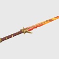 Long Sword Science Fiction Long Sword Sword Magic Weapon Fantasy Sword 3d model