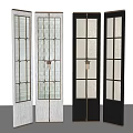 Milo Water Pattern Glass Screen Filament Glass Screen Partition 3d model