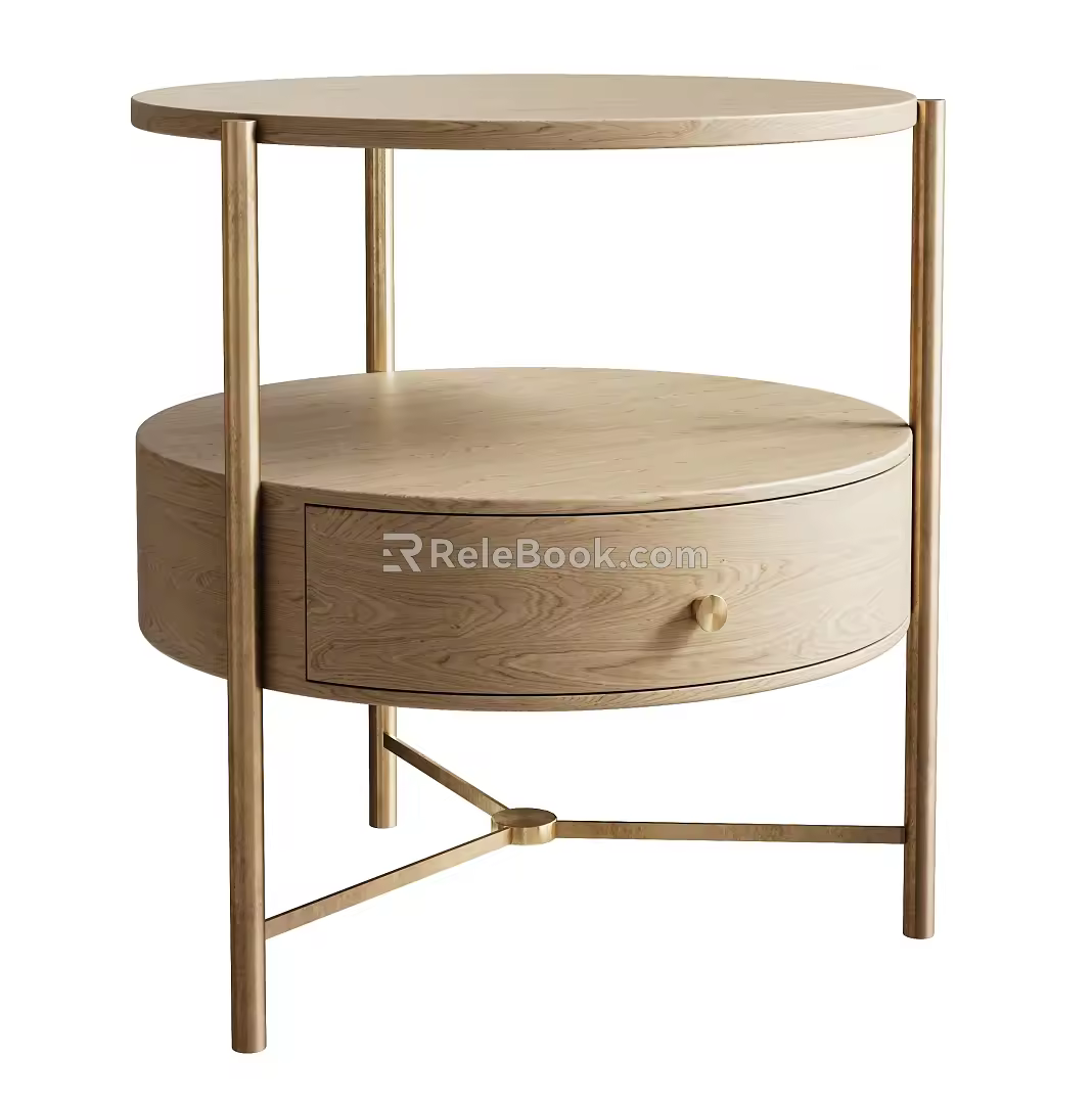Bedside table 3d model
