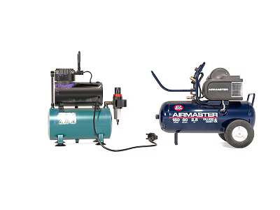 Air pump of air compressor 3d model