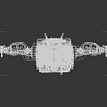 Smart Machine Robot With Metallic Structure Mechanical Joints And Standing Pose Design