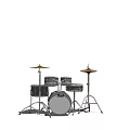 Modern drum set drum set combination 3d model