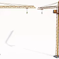 Industrial Tower Cranes For Heavy Duty Construction Site Lifting Equipment