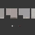 Small Vintage Model Buildings Featuring Various Roof Colors Detailed Windows And Mini Cart