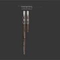 Mechanical Support Component With Vertical Metal Tubes And Top Mounting Structure