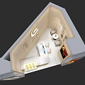 China Gold Jewelry Store With Elegant Storefront And Gold Display Counters