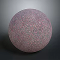 Decorative Colorful Textured Purple And Pink Sphere With Intricate Surface Details