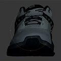 FILA Light Blue And Black Sports Shoes With Mesh Upper And Thick Sole