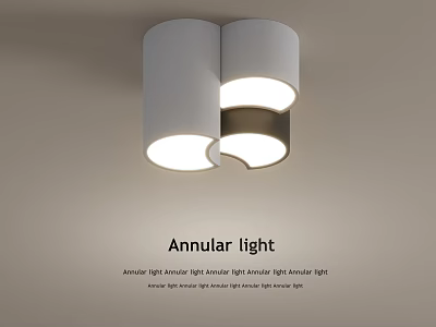 Modern Annular Ceiling Light With Minimalist Style And Bright Glow 3d model Modern Annular Ceiling Light With Minimalist Style And Bright Glow 3d model