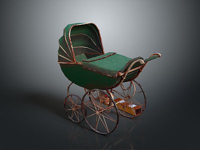 Industrial LOFT Children's Carriage Stroller Antique Stroller Classical Stroller model