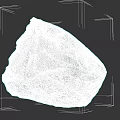 Natural Black Stone Specimen With Rough Texture And Unpolished Surface