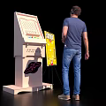 Modern game machine fun pinball machine 3d model