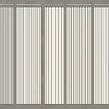 Sleek Modern Gray Wall Paneling With Vertical Stripes Design For Interior Walls 3d model