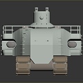 Sci-fi Tank Cartoon Tank Sci-fi Vehicle Sci-fi Vehicle World of Tanks Tank War Anime Tank 3d model