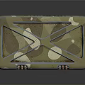 Camouflage Metal Weapon Case With Secure Latches And Tactical Design Features