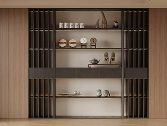 Modern Bookshelf 3d model