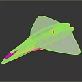 Futuristic White Spacecraft Prototype with Streamlined Aerodynamic Design for Space Exploration