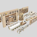 Bookshelf Bookcase 3d model