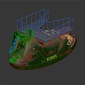 Green K395 BOMB Vehicle With Metal Railing And Unique Structure Design