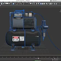 Heavy Duty Industrial Air Compressor with Steel Tank Pressure Gauge and Safety Valve