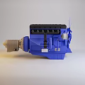 Modern Engine Equipment Engine 3d model